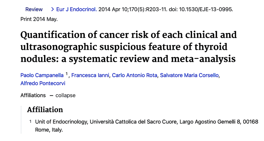 όζος με αποτιτανώσεις έρευνα