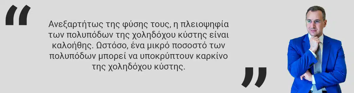 πολύποδες χοληδόχου κύστης