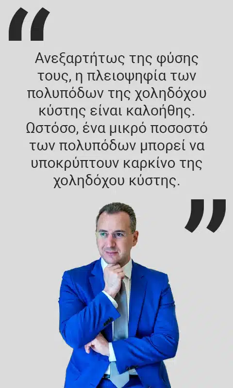 πολύποδες χοληδόχου κύστης